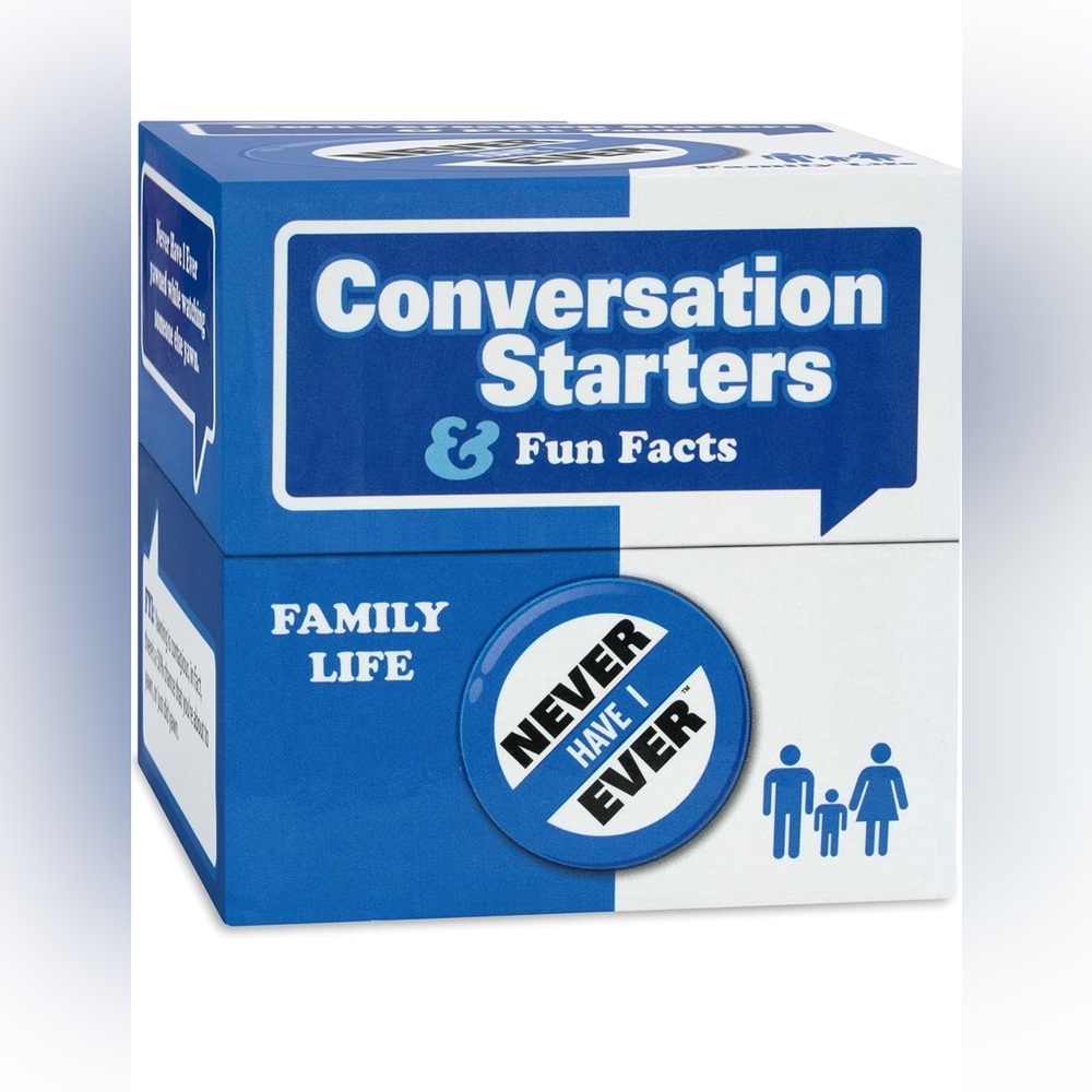 NWOT Never Have I Ever Conversation Starters & Fun Facts - Family Life